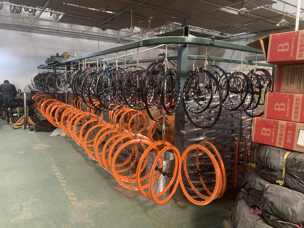 Bicycle production line Momadun factory Tianjin China